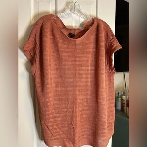 Talbots short sleeve sweater linen, relaxed, spring